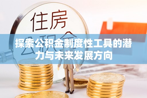 迎江探索公积金制度性工具的潜力与未来发展方向