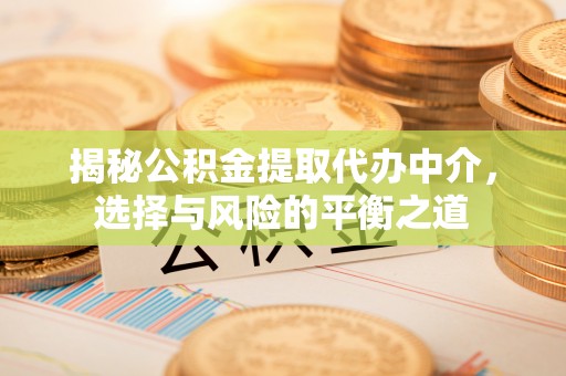 迎江揭秘公积金提取代办中介，选择与风险的平衡之道