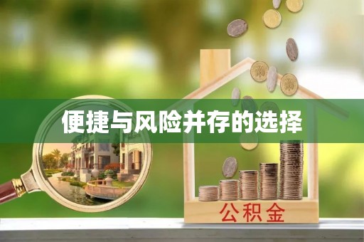 迎江便捷与风险并存的选择